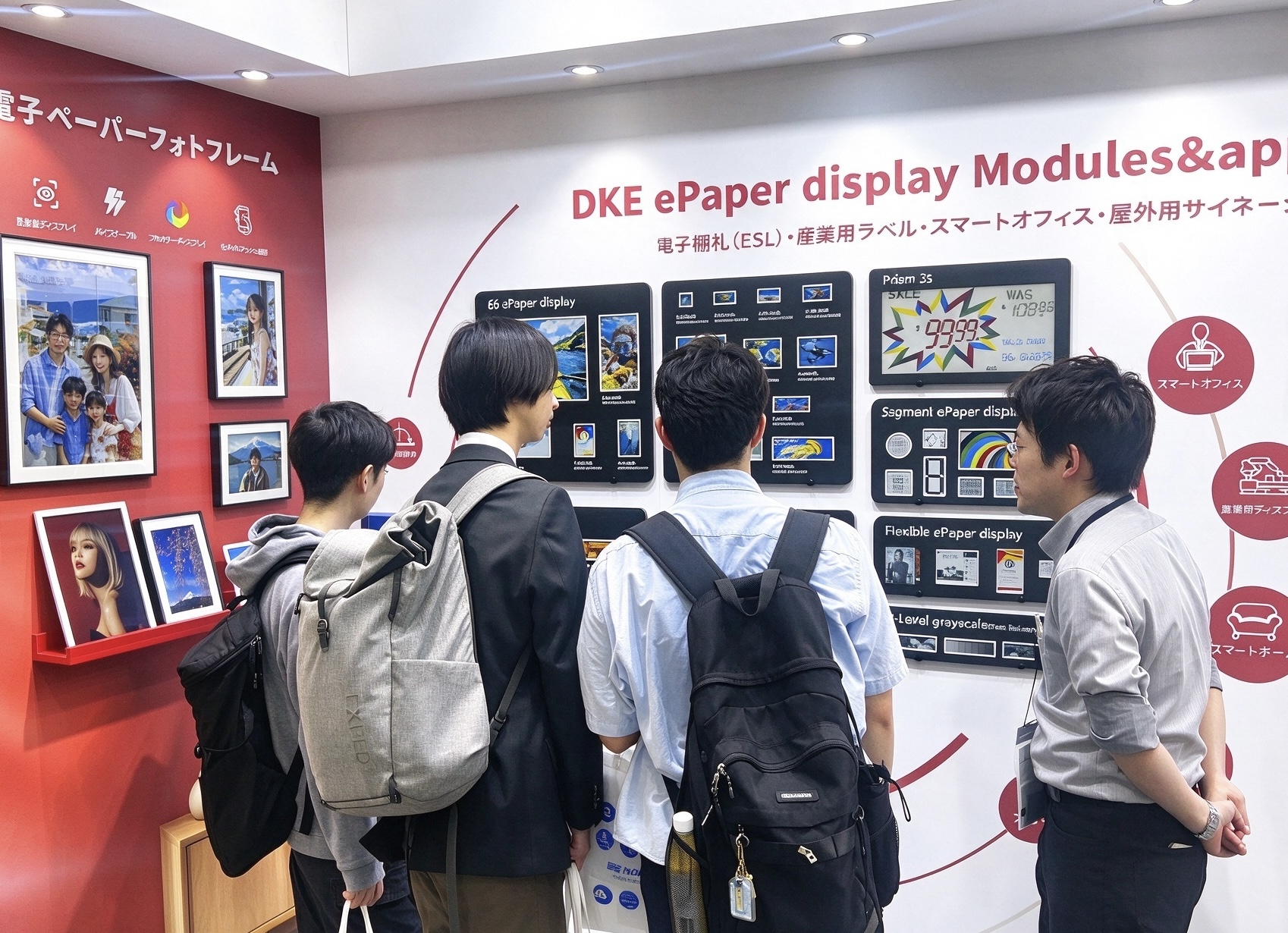 CEATEC JAPAN 2026, visitors experience DKE e-paper display modules and solutions.jpg